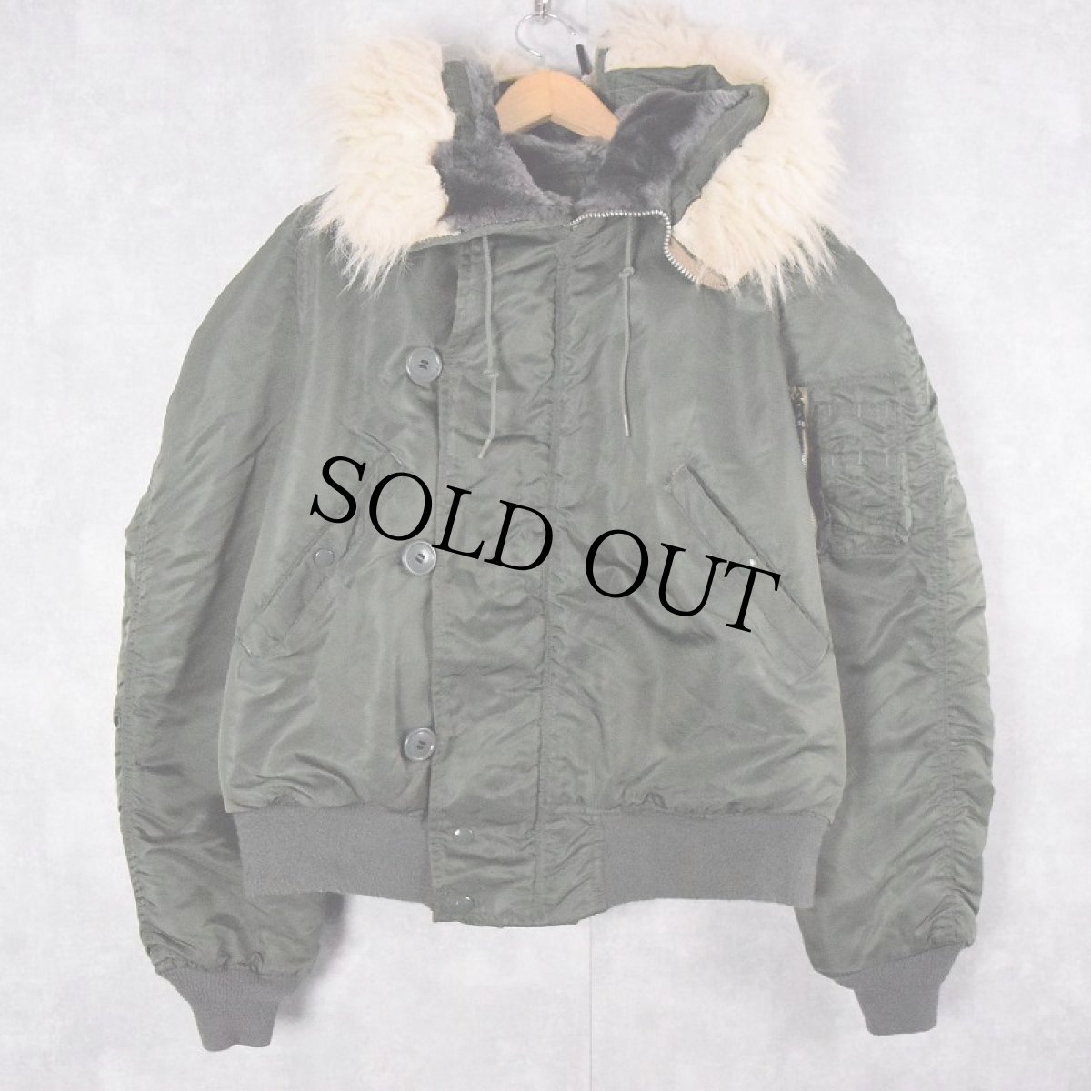 画像1: 民生品 ALPHA INDUSTRIES,INC. N-2B フライトジャケット MEDIUM (1)