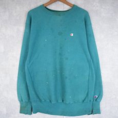 画像1: 90's Champion REVERSE WEAVE USA製 ロゴ刺繍 スウェット XL (1)