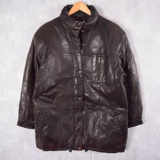 画像1: 70〜80's Eddie Bauer 中綿入り レザージャケット  (1)