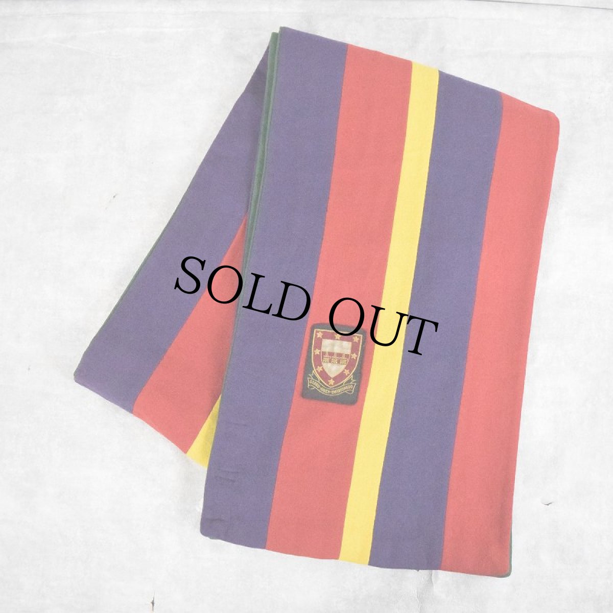 画像2: 30's〜 CANIEL THOMAS "Wales" スクールマフラー (2)