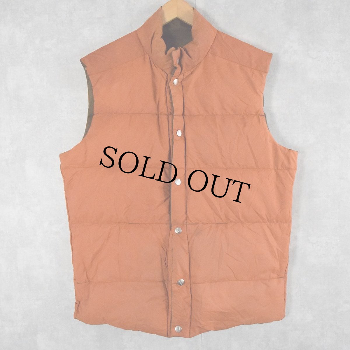 画像2: 80's GERRY USA製 リバーシブルダウンベスト (2)