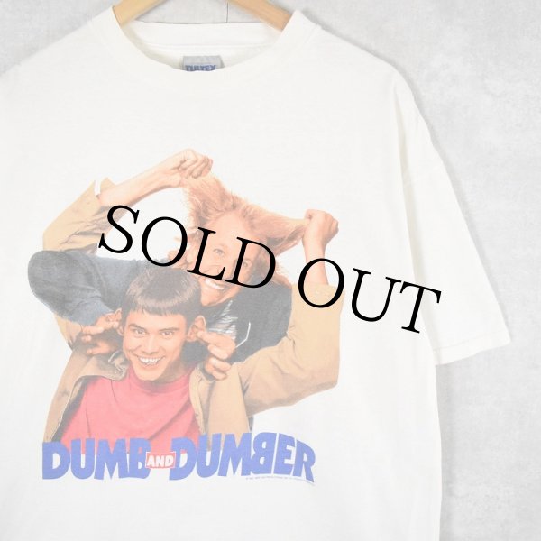 90's DUMB AND DUMBER コメディ映画プリントTシャツ XL