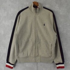 画像1: POLO Ralph Lauren ダブルフェイス スウェットジップジャケット L (1)