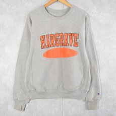 画像1: 00's Champion REVERSE WEAVE "HARGRAVE" プリントスウェット M (1)