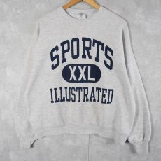 画像1: 90's JERZEES USA製 "SPORTS ILLUSTRATED" プリントスウェット XL (1)