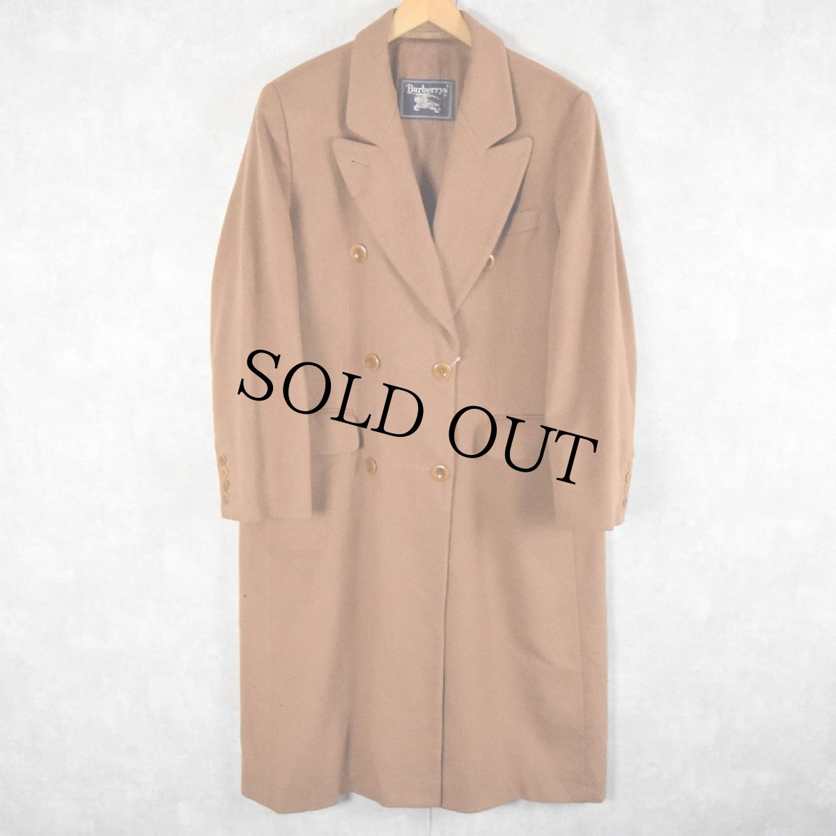 画像3: 80's Burberrys' ダブルブレスト カシミアチェスターコート (3)