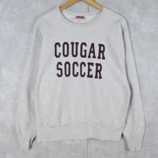 画像1: Champion REVERSE WEAVE "COUGAR SOCCER" スウェット L (1)