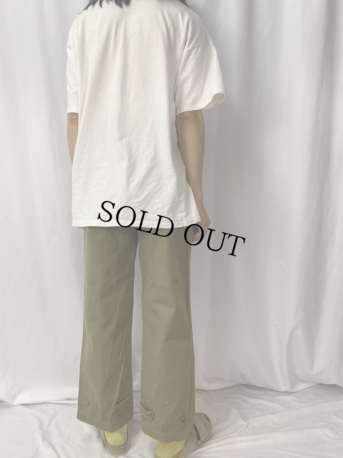 画像4: 50's Belgian Army "Cotton-Drill" フィールドパンツ W31 (4)