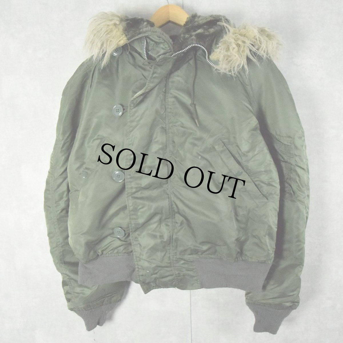 画像1: 民間品 ALPHA INDUSTRIES,INC. N-2B フライトジャケット MEDIUM (1)