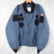 画像1: 90's ROYAL CANADIAN AIR FORCE フライトジャケット (1)