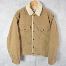 画像1: 80's Levi's 70605 USA製 コーデュロイボアジャケット SIZE42 (1)