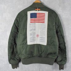 画像1: 民間品 ALPHA INDUSTRIES,INC. MA-1 フライトジャケット LARGE (1)