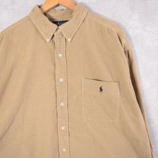 画像1: Ralph Lauren "BIG SHIRT"  ボタンダウンコーデュロインシャツ XXL (1)