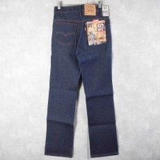 画像2: 90's Levi's 517 USA製 オレンジタブ デニムパンツ フラッシャー付きDEADSTOCK W30 (2)