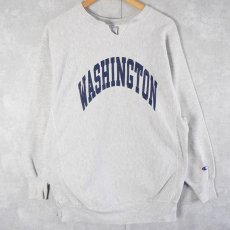 画像1: 90's Champion REVERSE WEAVE "WASHINGTON" プリントスウェット XXL (1)