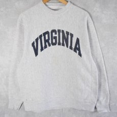 画像1: Champion ORIGINAL REVERSE WEAVE "VIRGINIA" プリントスウェット M (1)