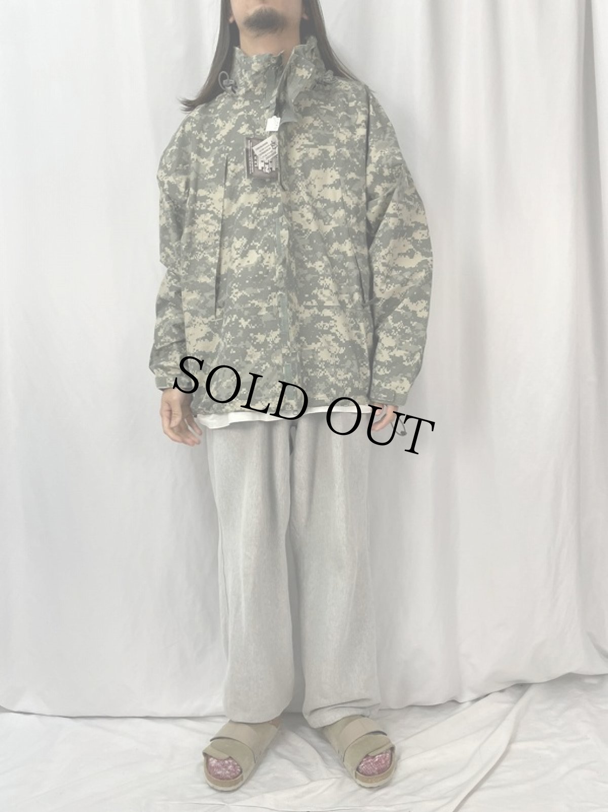 画像2: 2000's U.S.MILITARY ECWCS ACUカモ GORE-TEX パーカー LARGE-REGULAR (2)