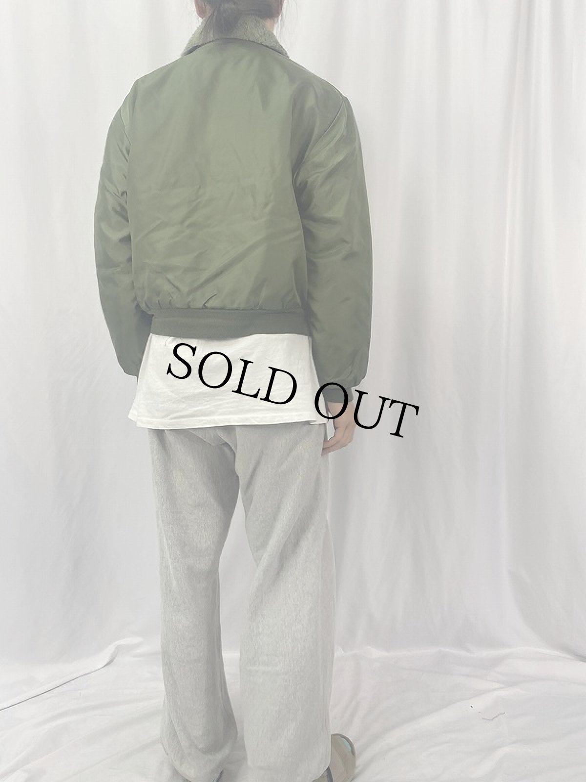 画像4: 70's MONTGOMERY WARD "B-15 TYPE" フライトジャケット M (4)