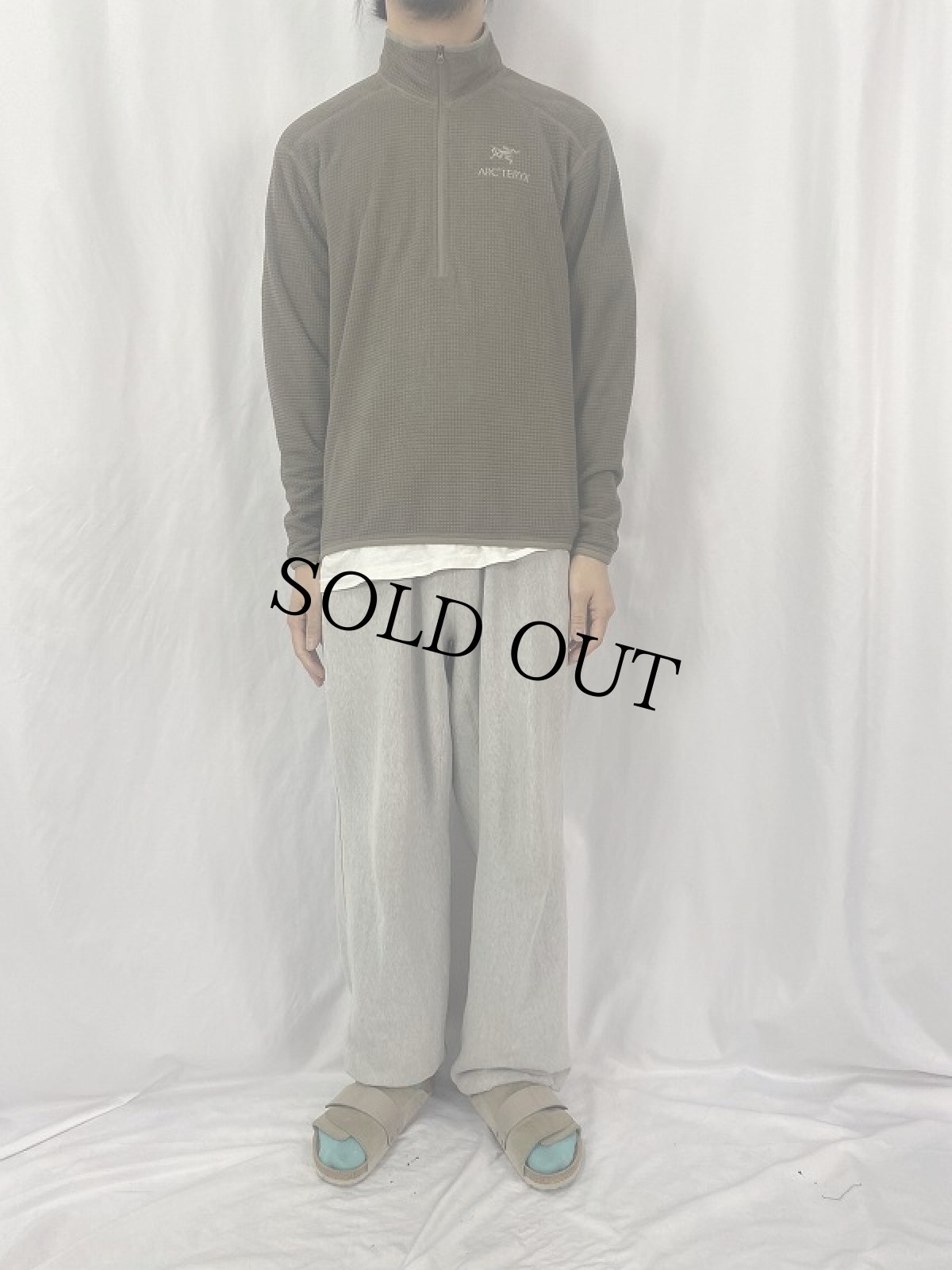 画像2: ARC'TERYX CANADA製 プルオーバーフリースジャケット M (2)