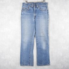 画像1: 70's Levi's 517 66single "BOOT CUT" デニムパンツ W31 (1)