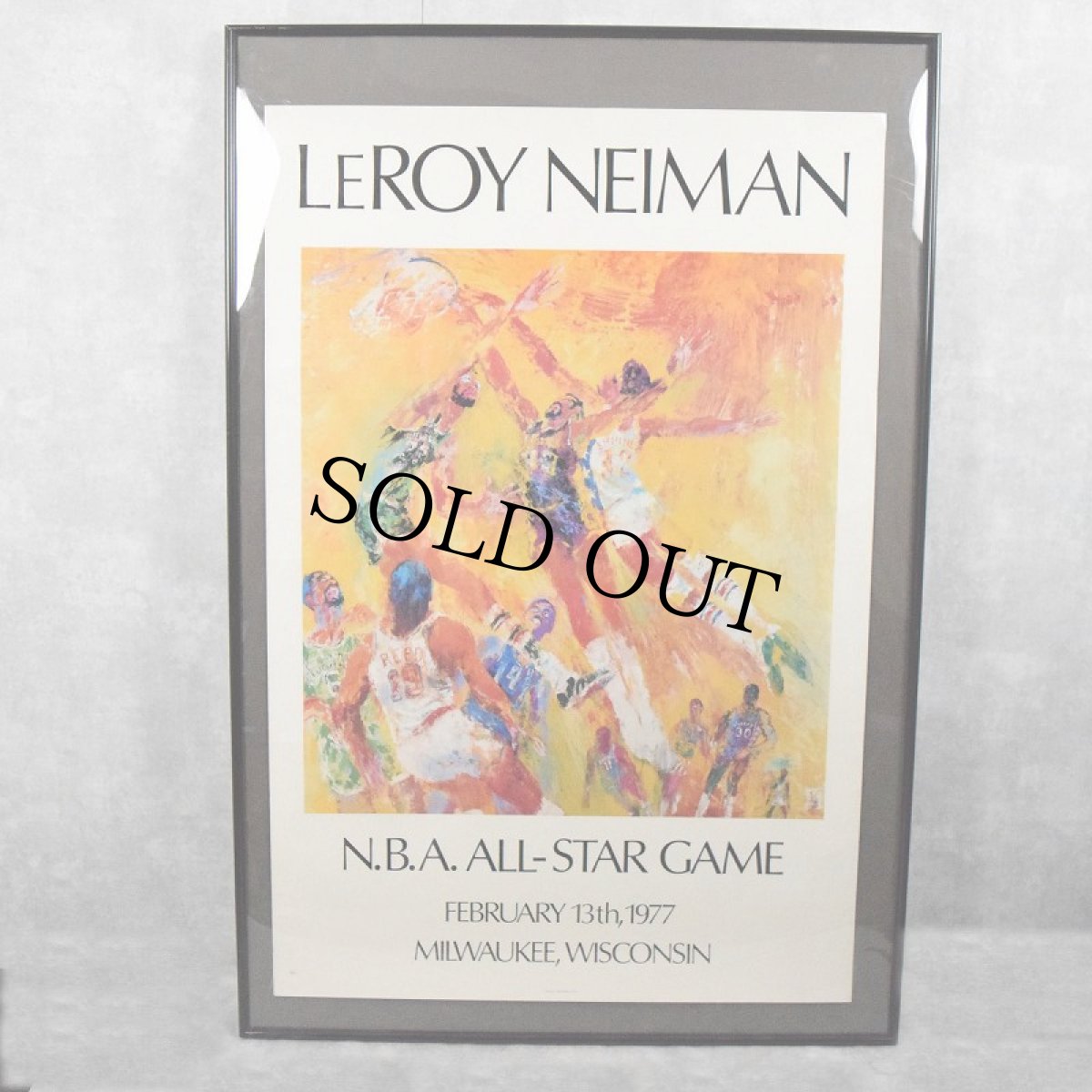 画像1: LEROY NEIMAN "N.B.A. ALL-STAR GAME" Art Poster (1)