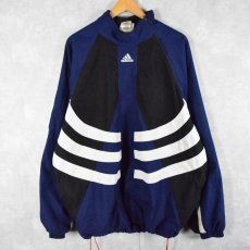 画像1: 90's〜 adidas 切り替えデザイン プルオーバージャケット XL (1)