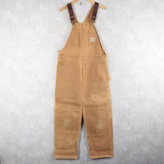 画像1: Carhartt ダブルニー ダックオーバーオール W38 (1)