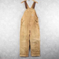 画像1: Carhartt ダブルニー ダックオーバーオール W38 (1)