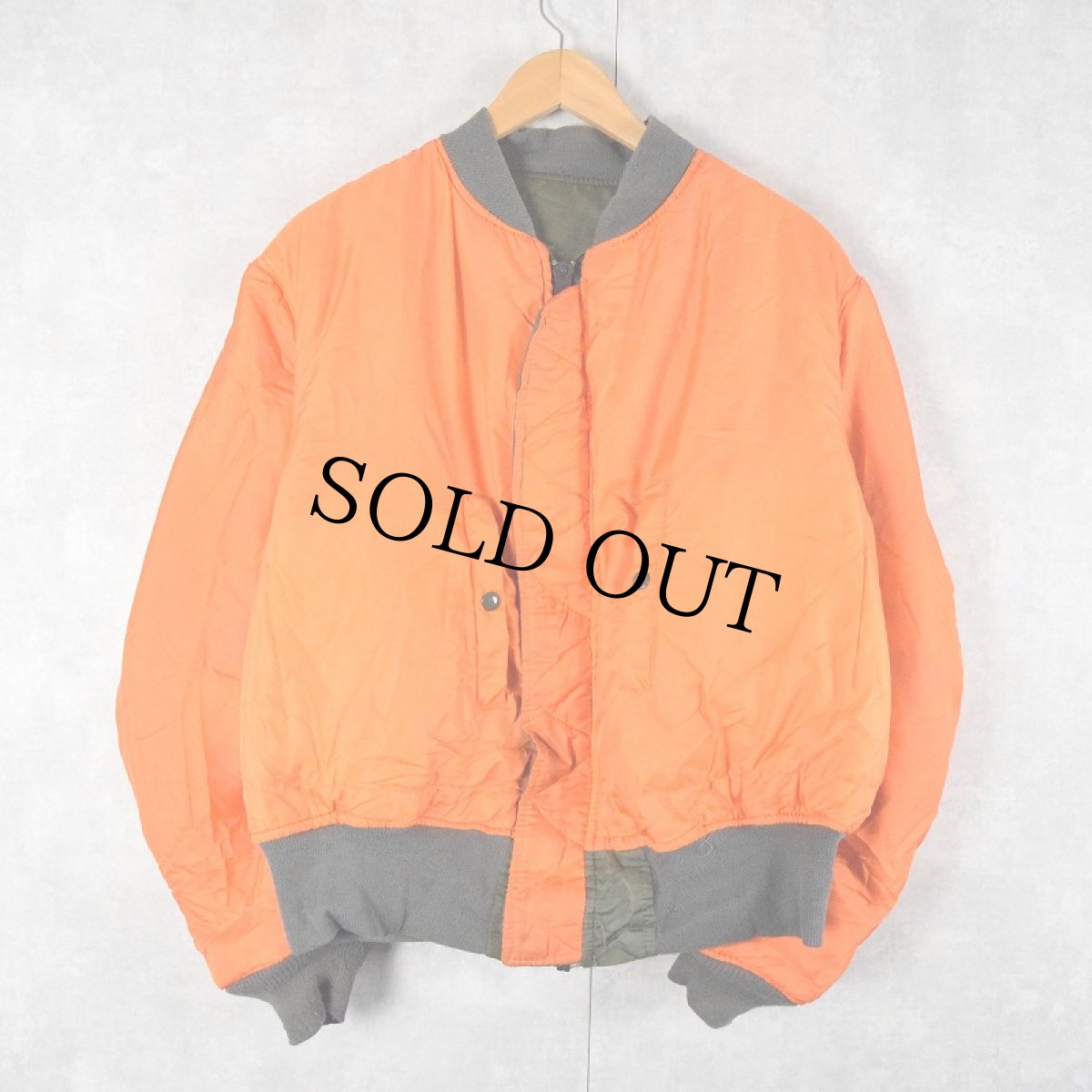 画像2: 90's〜 ALPHA INDUSTRIES,INC. 民間用 USA製  MA-1 フライトジャケット X-LARGE (2)