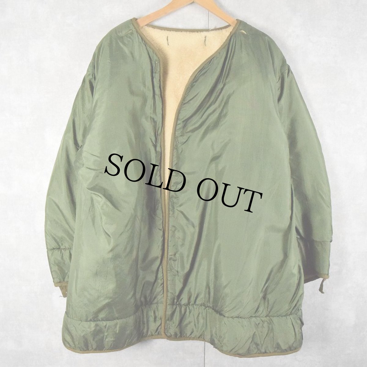 画像2: 50's U.S.ARMY M-51 ライナージャケット LARGE "IRREGULAR" (2)