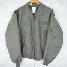 画像1: 2010's U.S.AIR FORCE CWU-36/P "NOVOLOID" フライトジャケット X-LARGE (1)