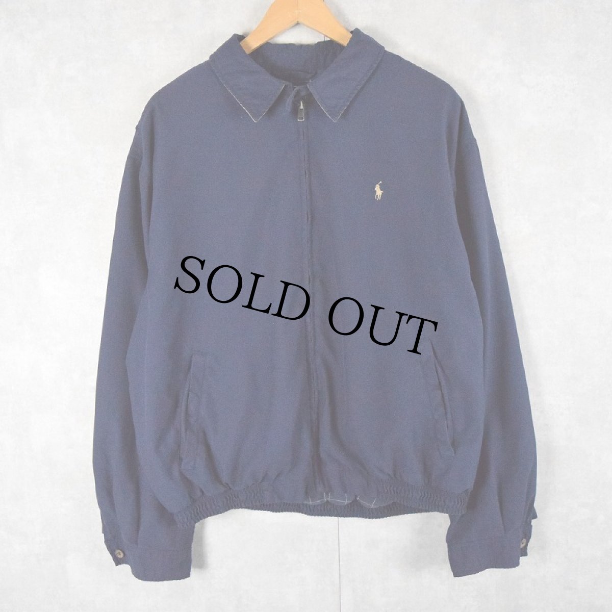 画像1: POLO Ralph Lauren スウィングトップ XL NAVY (1)