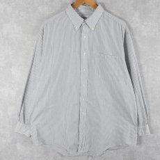 画像1: 90's Brooks Brothers USA製 ストライプ柄 ボタンダウンシャツ SIZE17 1/2-4 (1)