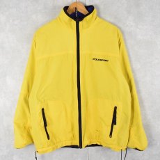 画像2: 90's POLO SPORT Ralph Lauren フリース×ナイロン リバーシブルジップジャケット M  (2)