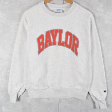 画像1: Champion REVERSE WEAVE "BAYLOR" プリントスウェット S (1)