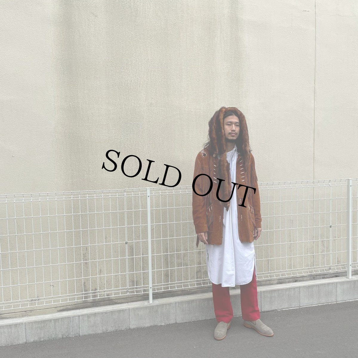 画像5: 40's EURO 刺繍デザイン グランパシャツ (5)