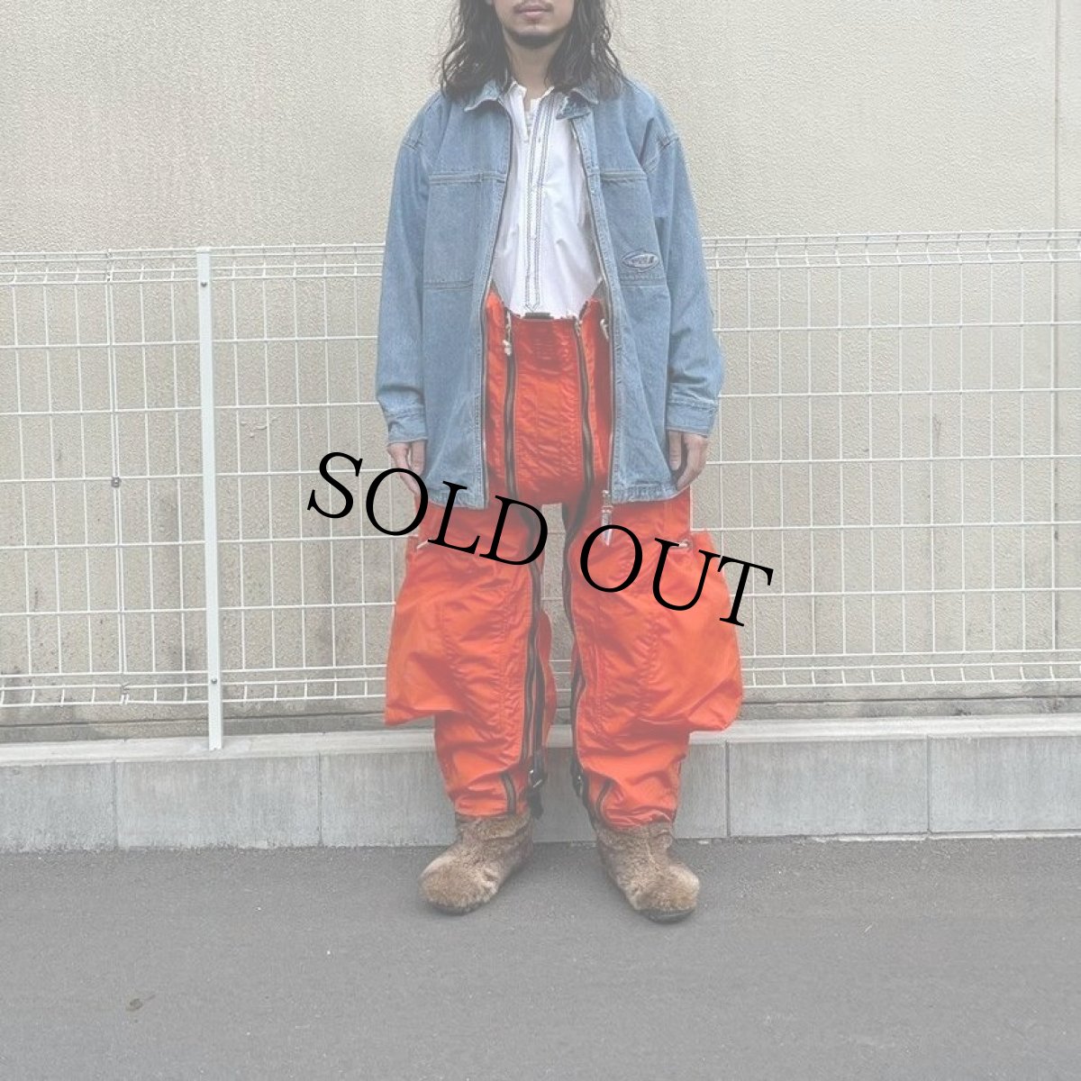 画像5: 90's MACGEAR デニムジップジャケット L (5)