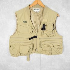 画像1: 90's L.L.Bean ナイロンフィッシングベスト M (1)