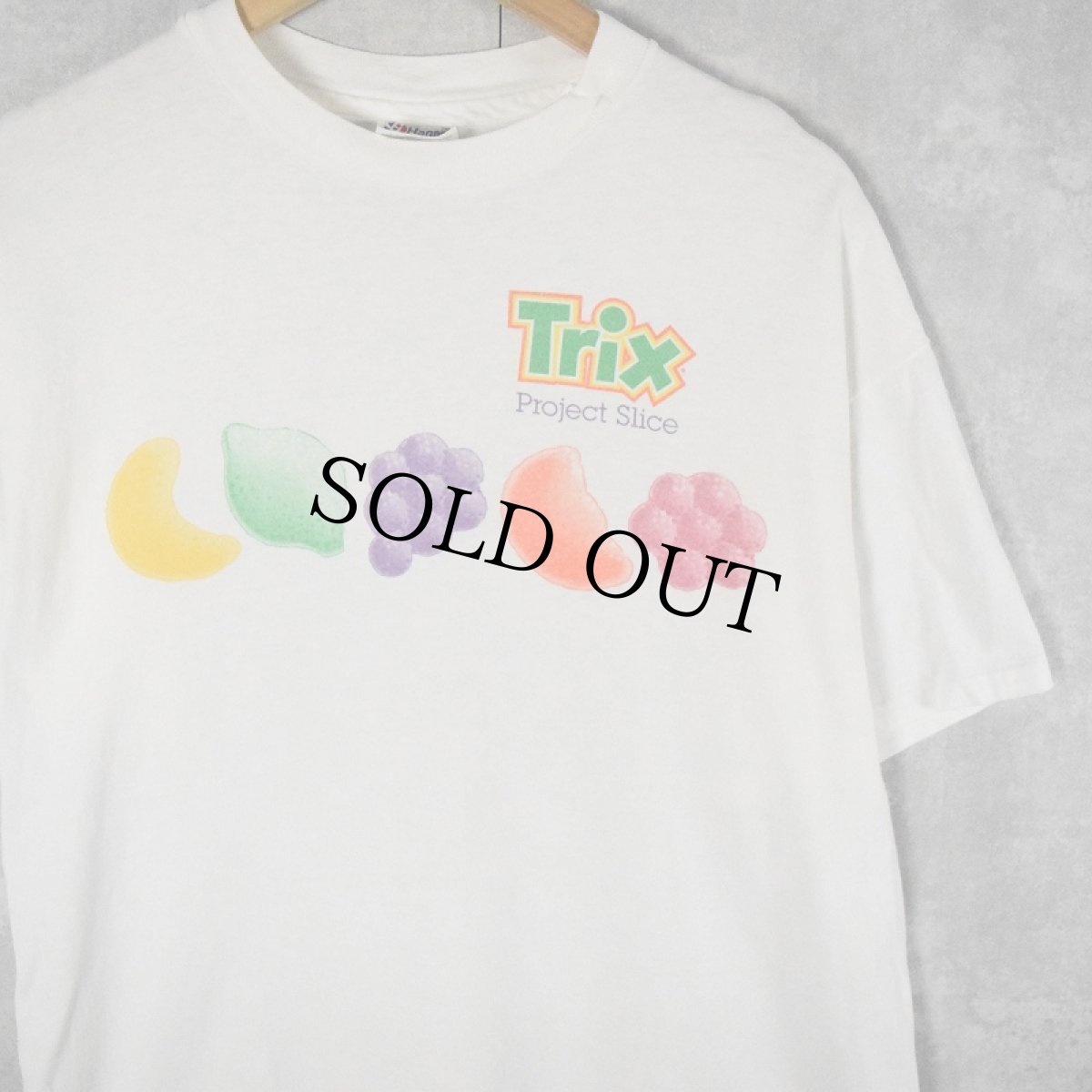 画像1: 【お客様お支払処理中】90's Trix シリアルプリントTシャツ L (1)