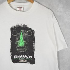 画像1: RHINO GLOWTIP RODS フィッシングブランドTシャツ XL (1)