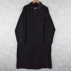 画像1: PERRY ELLIS PORTFOLIO ステンカラーコート L BLACK (1)