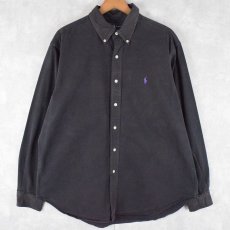 画像1: POLO Ralph Lauren "CLASSIC FIT" コットンボタンダウンシャツ XL (1)