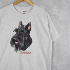 画像1: 90's "Scottie" 犬プリントTシャツ L (1)