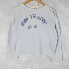 画像2: 60's "1000 ISLANDS" 染み込みプリント スウェット (2)