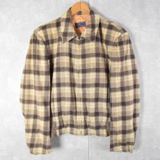 画像1: 50〜60's PENDLETON チェック柄 ウールジャケット  (1)