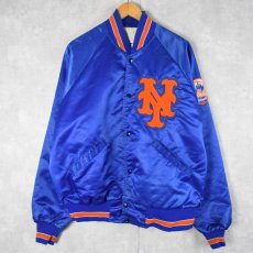 画像1: 80's STARTER "NEW YORK METS" ナイロンスタジャン XL (1)