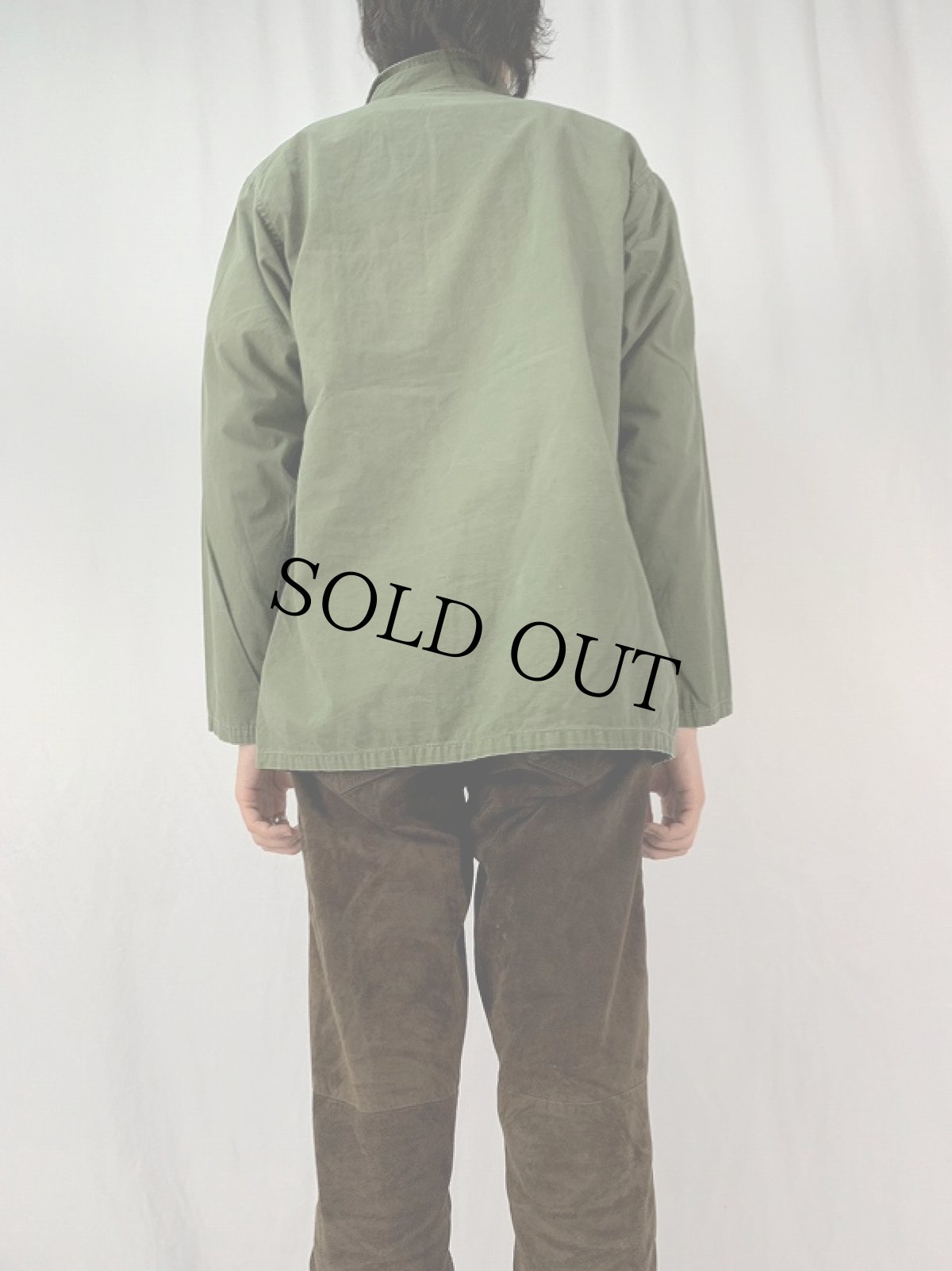 画像4: 60's U.S.ARMY ポプリン ユーティリティシャツ 2nd (4)