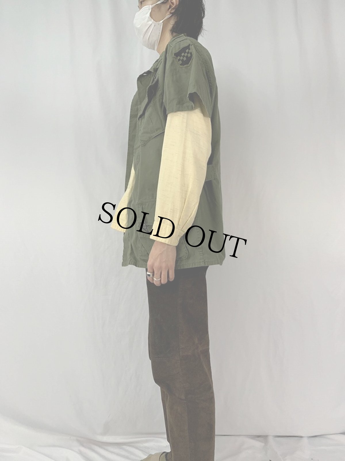 画像3: 60's U.S.ARMY リメイク ジャングルファティーグジャケット 2nd MEDIUM-REGULAR (3)