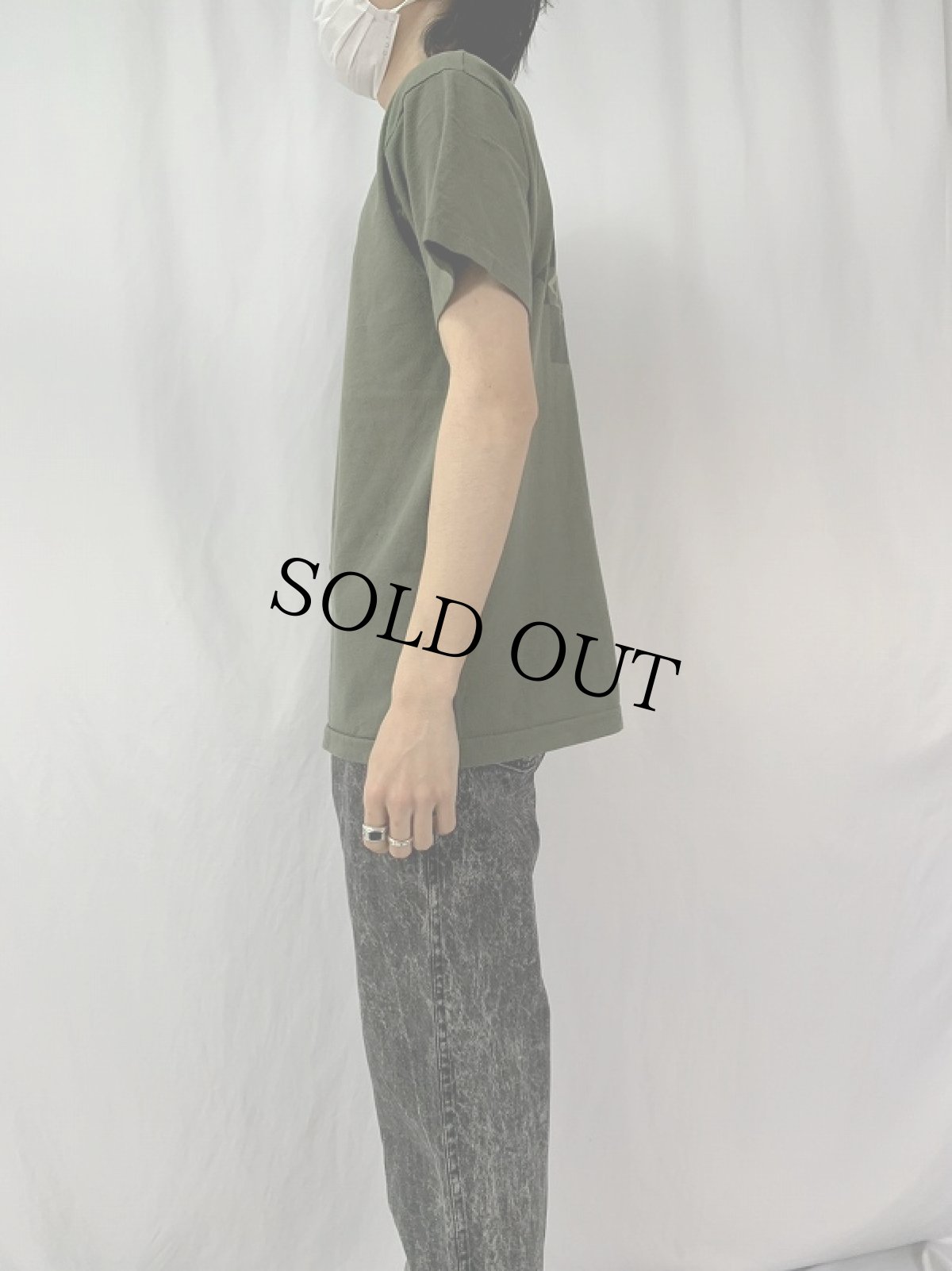 画像3: 90's Levi's 550 USA製 ケミカルウォッシュ ブラックデニムパンツ W31 (3)