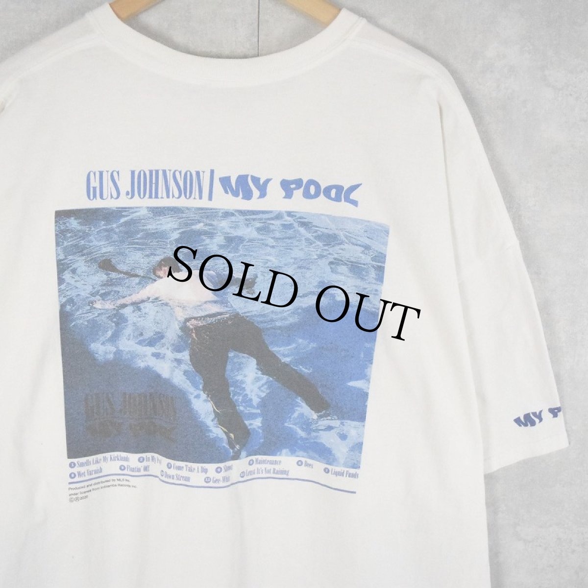 画像1: GUS JOHNSON "MY POOL" コメディアンプリントTシャツ  (1)